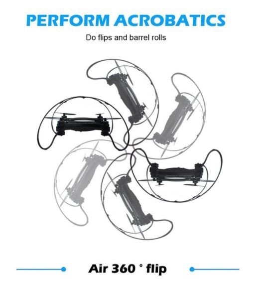 Dron, Mini Drone SMAO M7S con cámara, FPV, distancia remota de 100 m