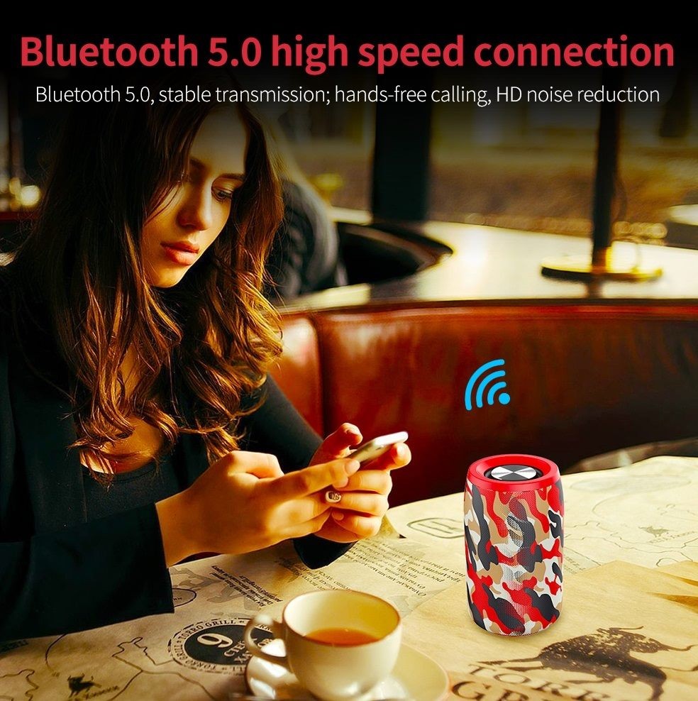 Altavoz Bluetooth S32, 8 horas de reproducción, sonido HiFi