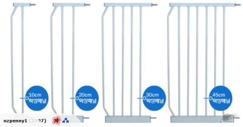 Extensión de 20 cm para puerta de seguridad para bebés