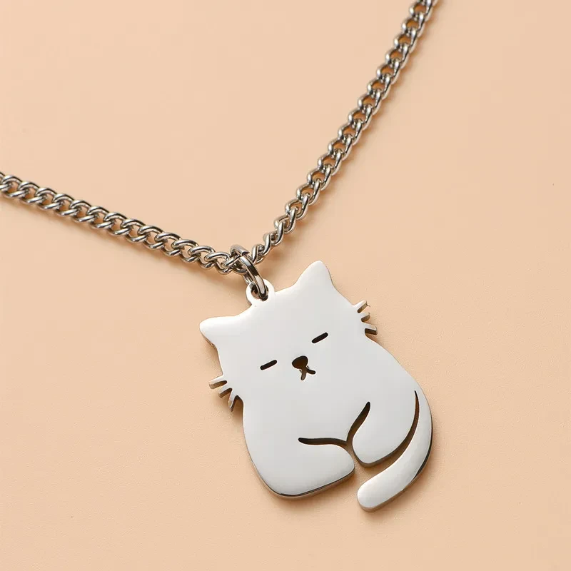 Collar con colgante de gato súper lindo