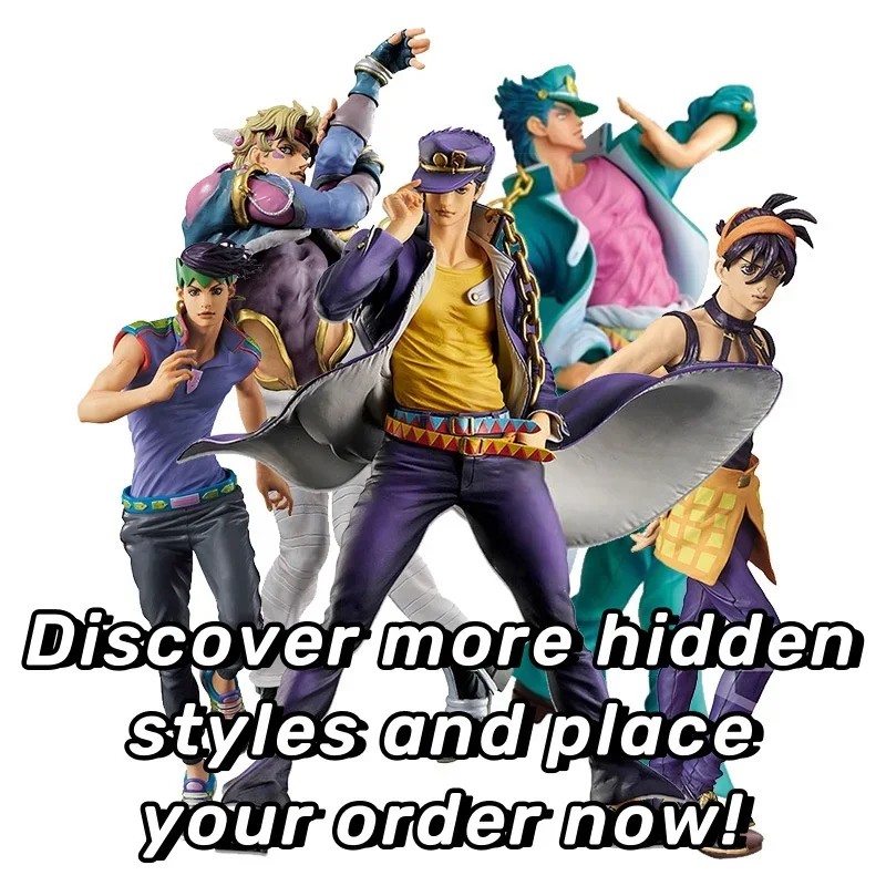 Figura de acción de anime JoJo de 10-30 cm en caja sorpresa