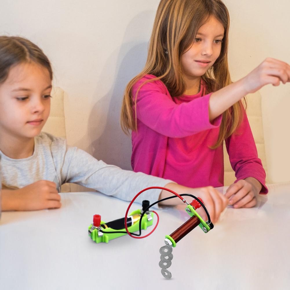 Kit de modelo de física creativo DIY: materiales electromagnéticos, proyectos científicos de plástico, equipo didáctico.
