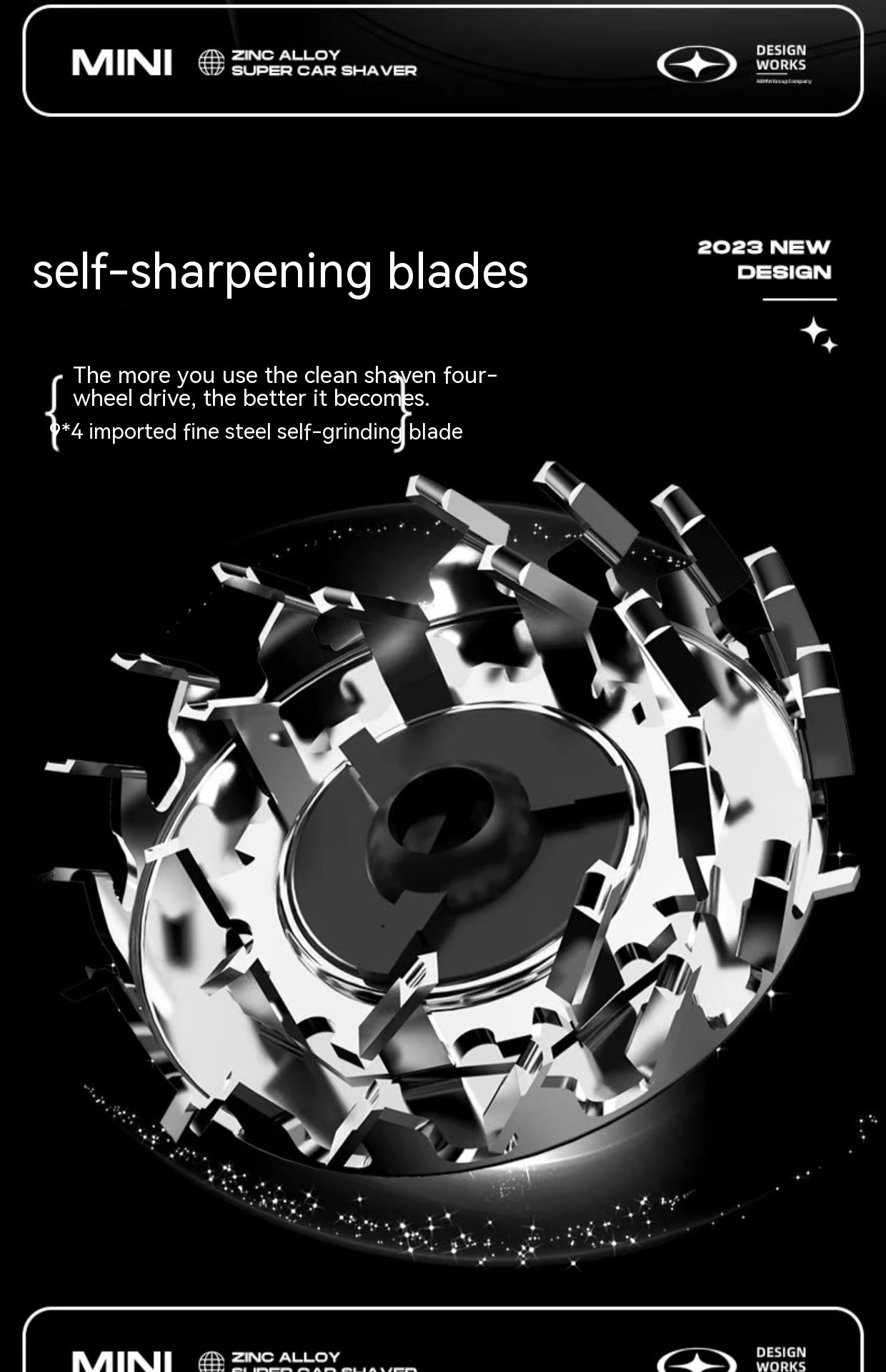 Afeitadora eléctrica mini para hombre Super Running