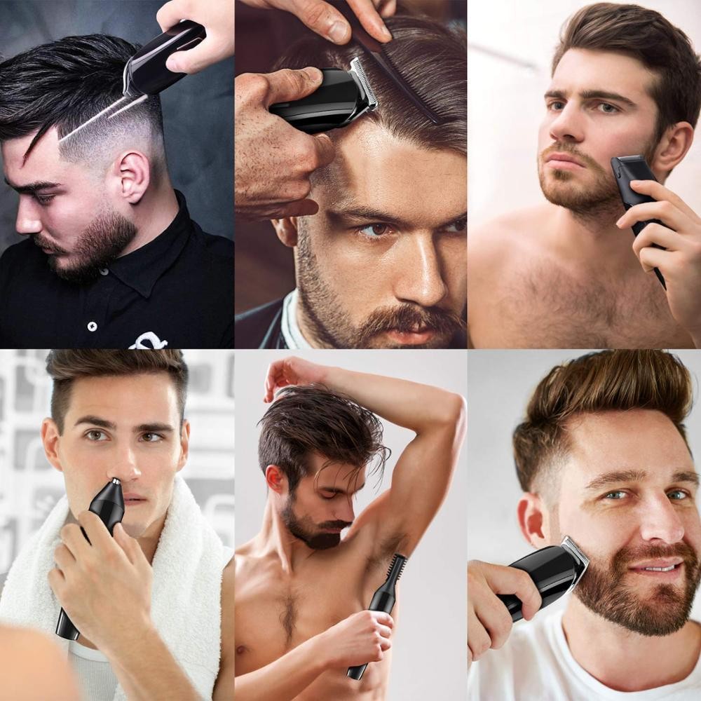 Recortadora de pelo, afeitadora eléctrica, máquina de afeitar barba