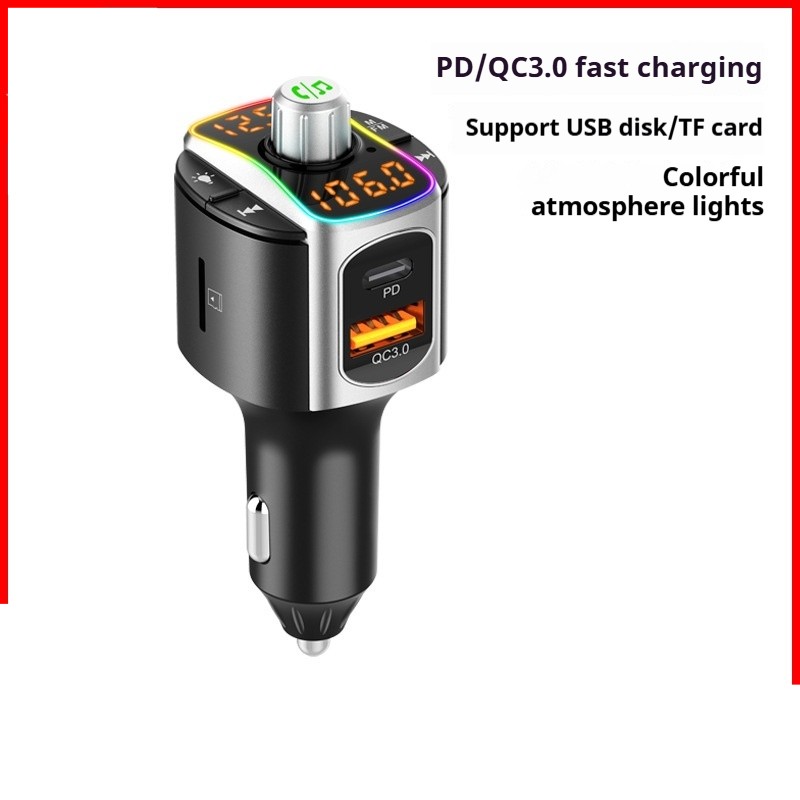Receptor Bluetooth para coche MP3 con pantalla dual