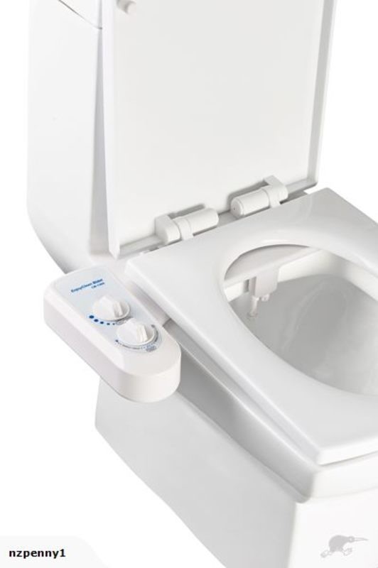 Asiento de inodoro bidé con boquilla doble especial para damas