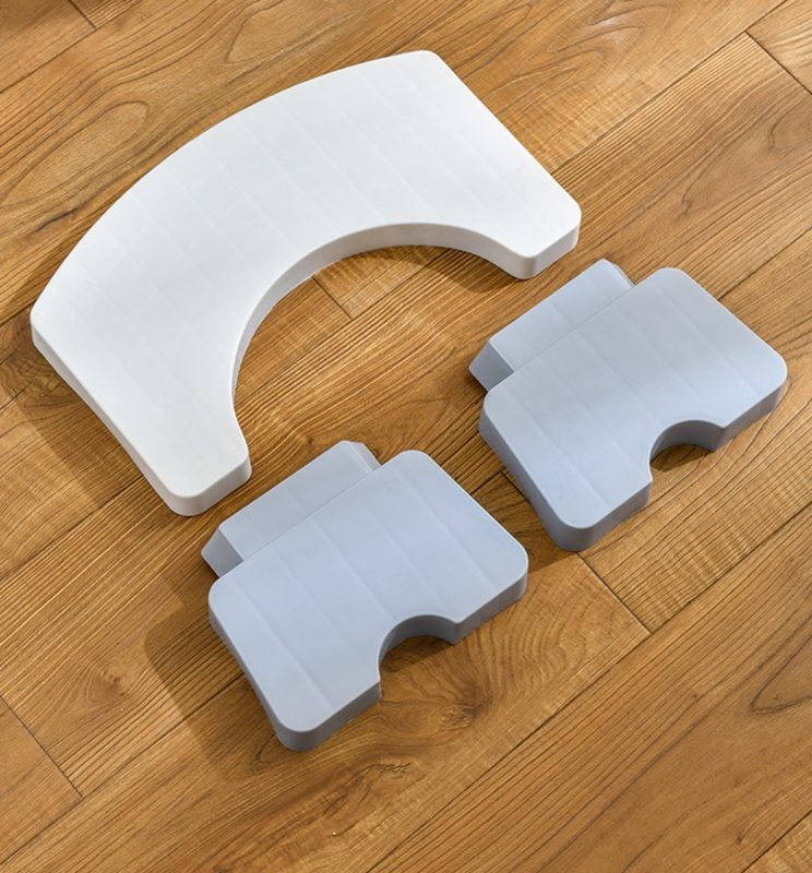 Taburete de baño con escalón para inodoro