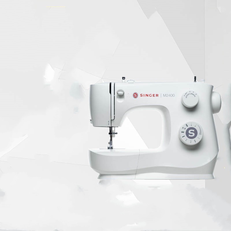 Máquina de coser portátil pequeña para uso doméstico de apariencia aerodinámica, para coser a alta velocidad y con materiales gruesos.