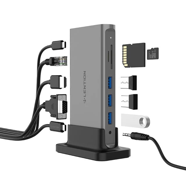 Interfaz USB 11 en 1 de plástico de lujo multifunción