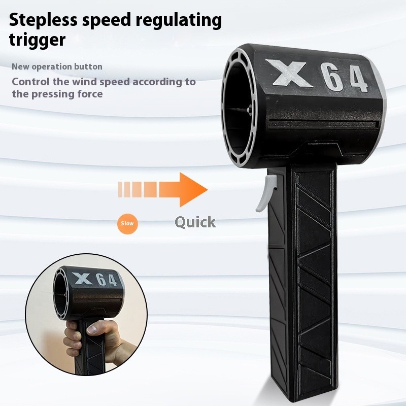 Secador de pelo portátil de mano de grado industrial con ventilador turbo de 64 mm y potencia de hasta 1400 g para lavado de autos