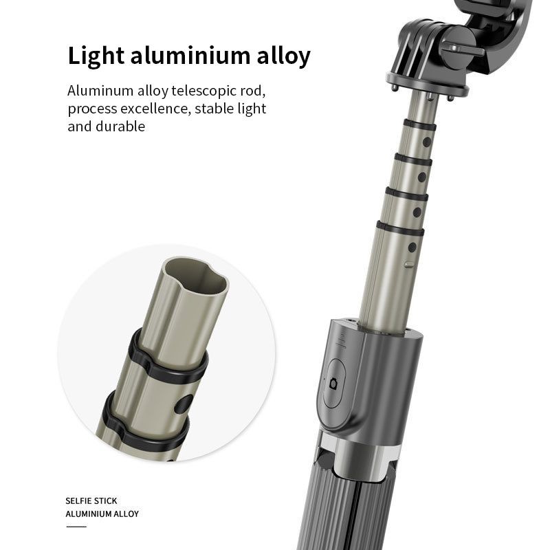 Palo selfie L03 Trípode selfie inalámbrico con Bluetooth, plegable