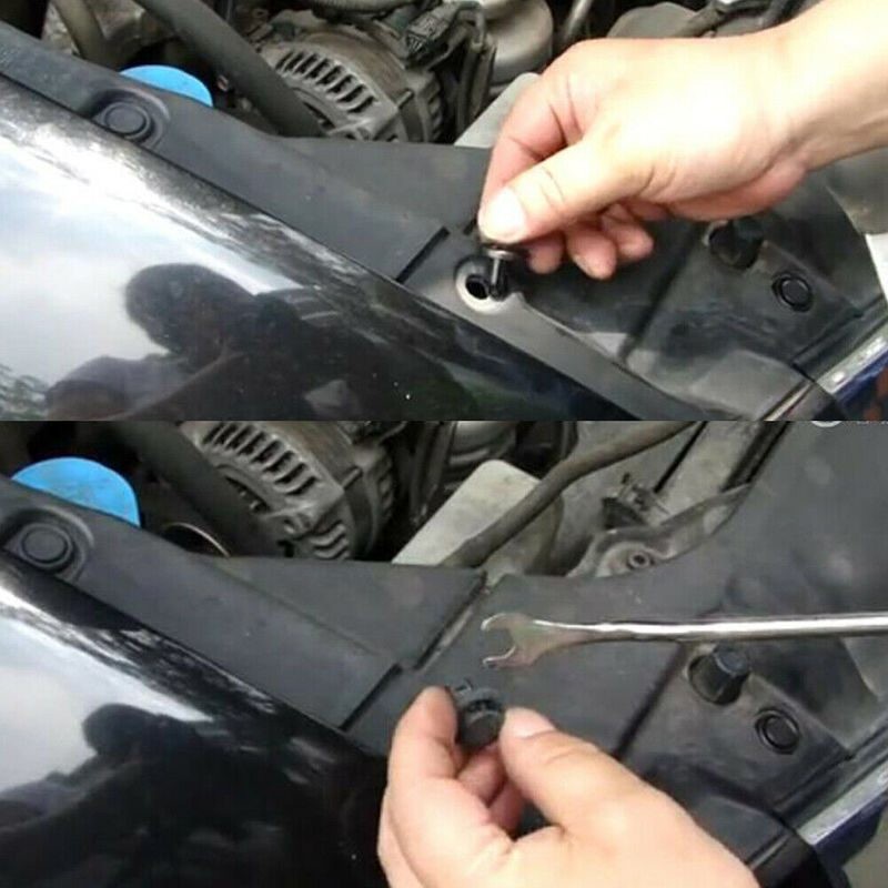 Kit de 730 remaches de plástico para carrocería de coche, clips y molduras.