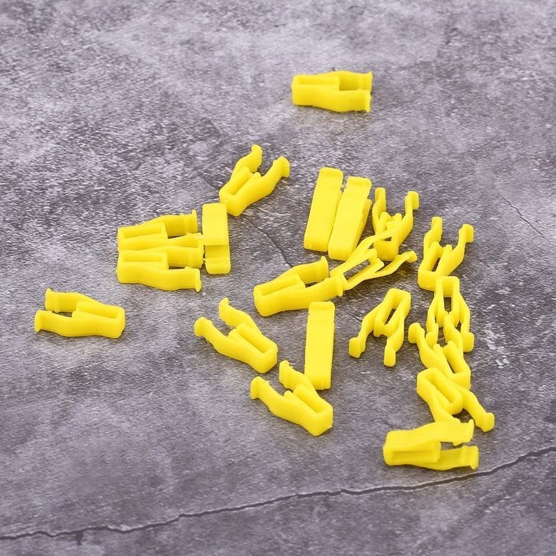 Kit de 730 remaches de plástico para carrocería de coche, clips y molduras.