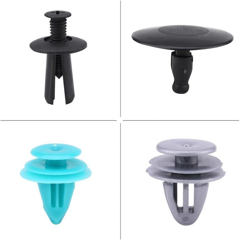 Kit de 730 remaches de plástico para carrocería de coche, clips y molduras.