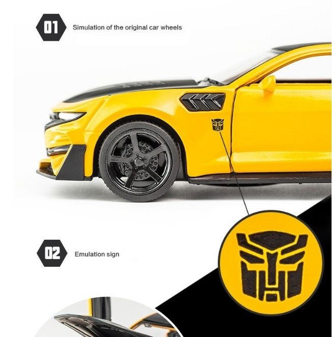 Coche de fundición a presión, modelo Bubblebee, 1:32.