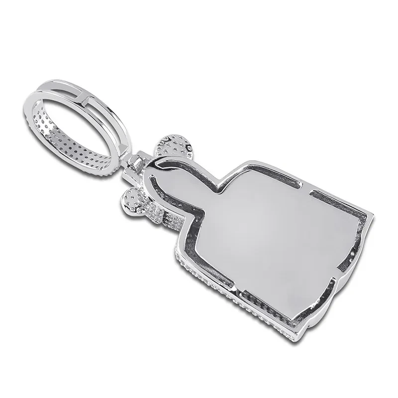 Colgante de circonita para hombre