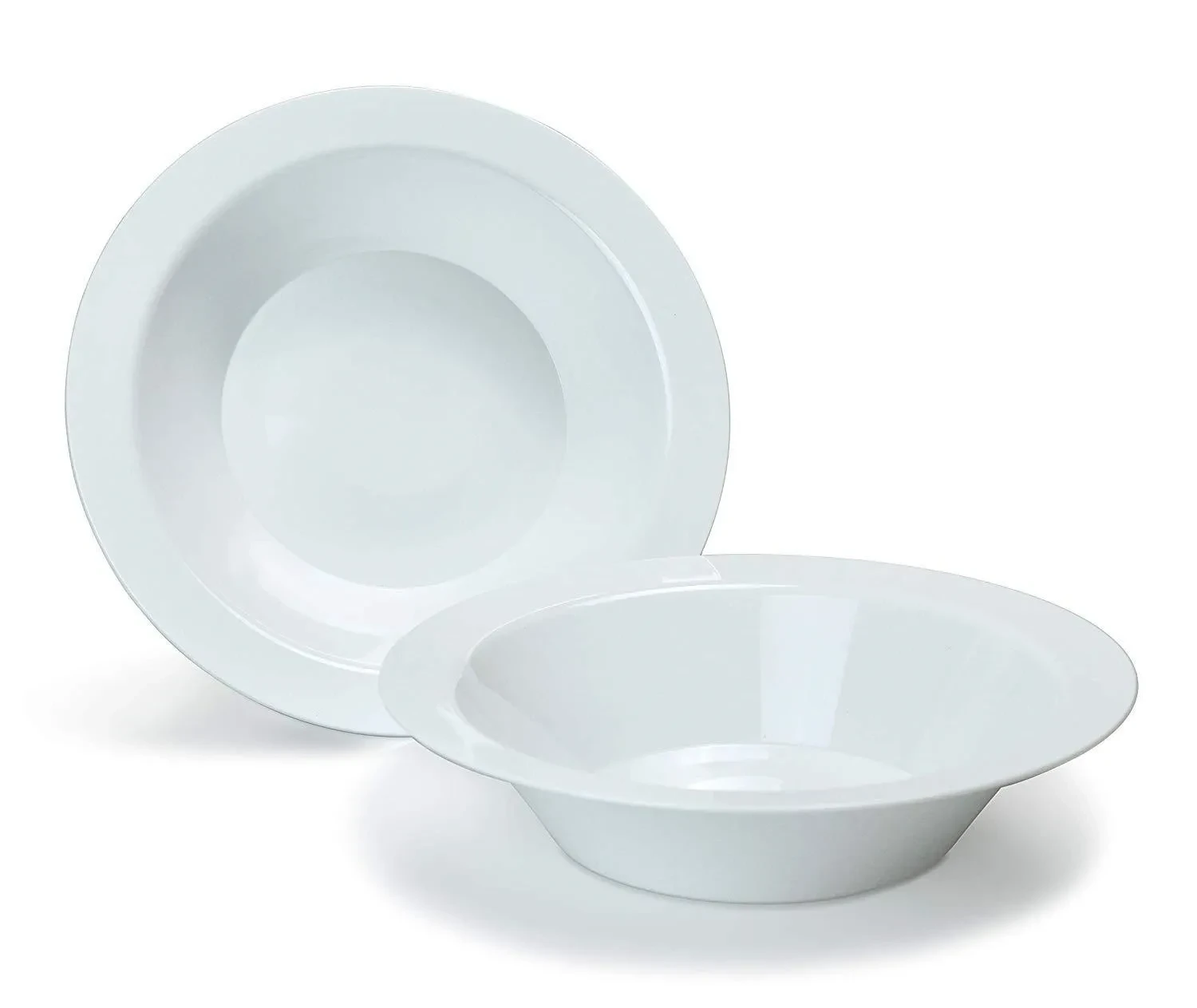 Tazón desechable de 12 oz, plato hondo dorado, tazón de ensalada de plástico duro PS