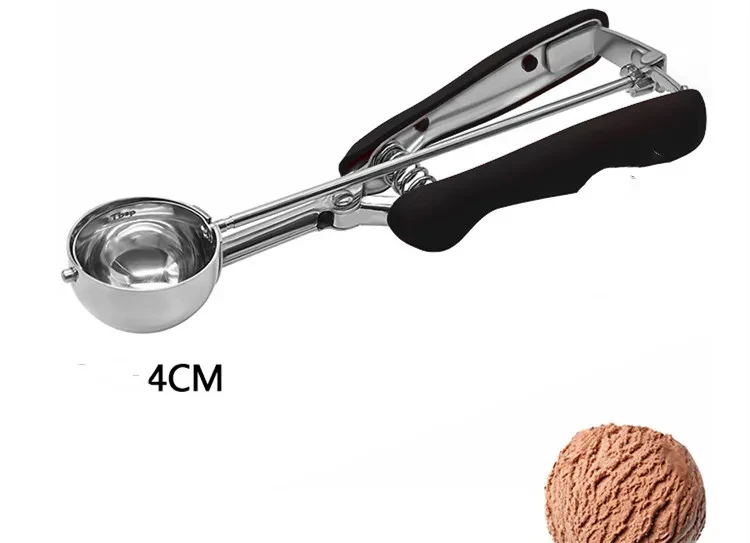 Cuchara de acero inoxidable para excavar sandía