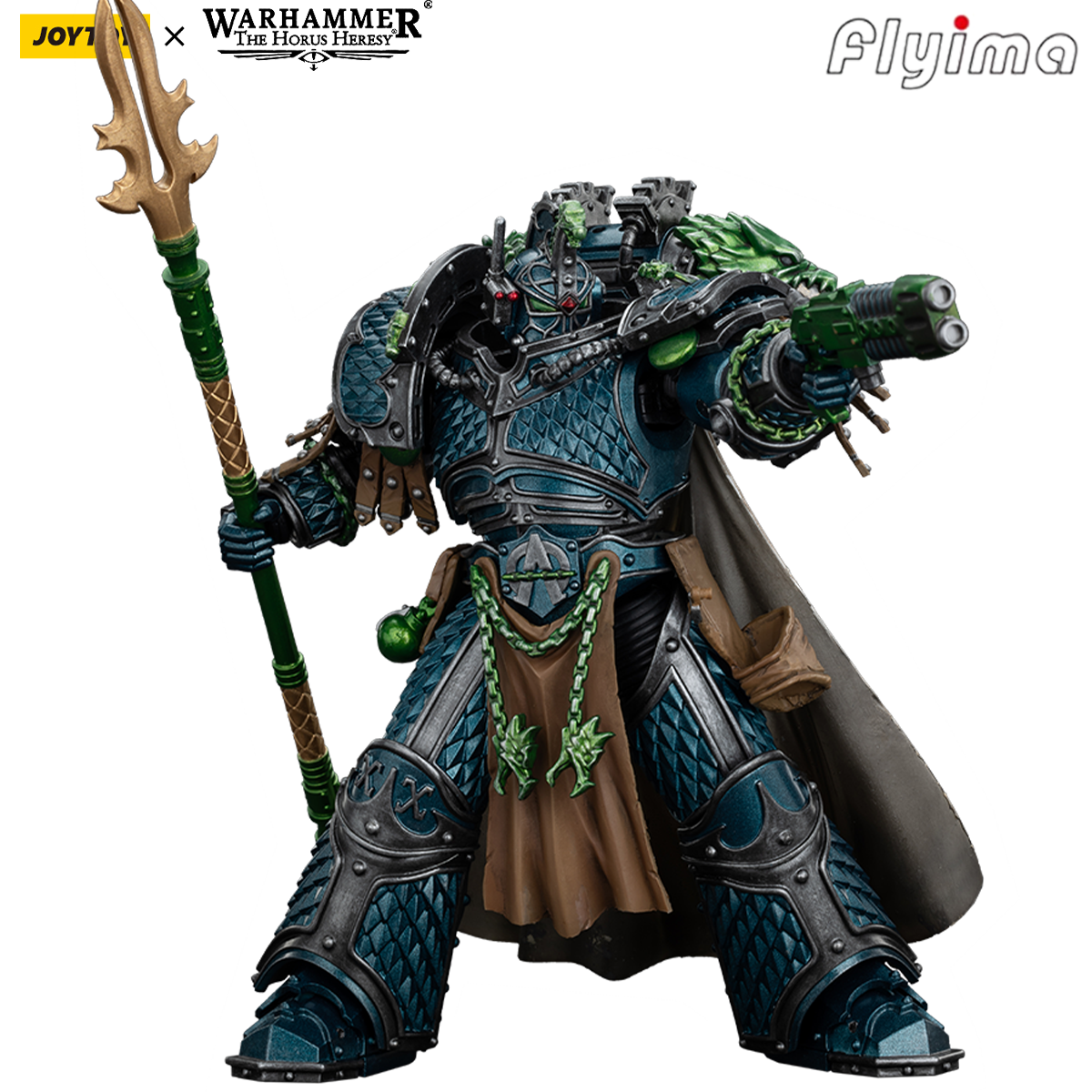 Figura de acción JOYTOY Warhammer 30K 1/18 Alpha Legion Alpharius