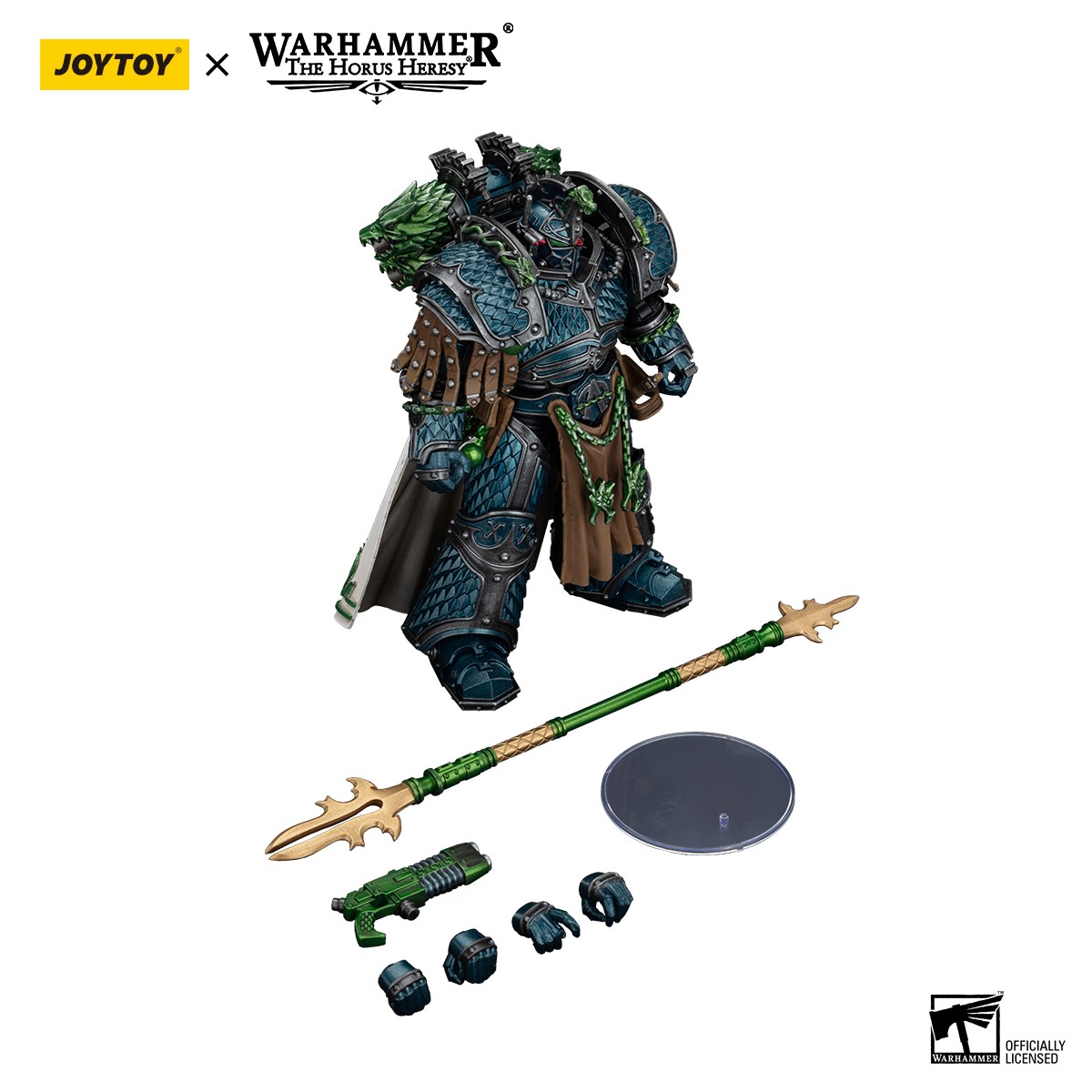 Figura de acción JOYTOY Warhammer 30K 1/18 Alpha Legion Alpharius