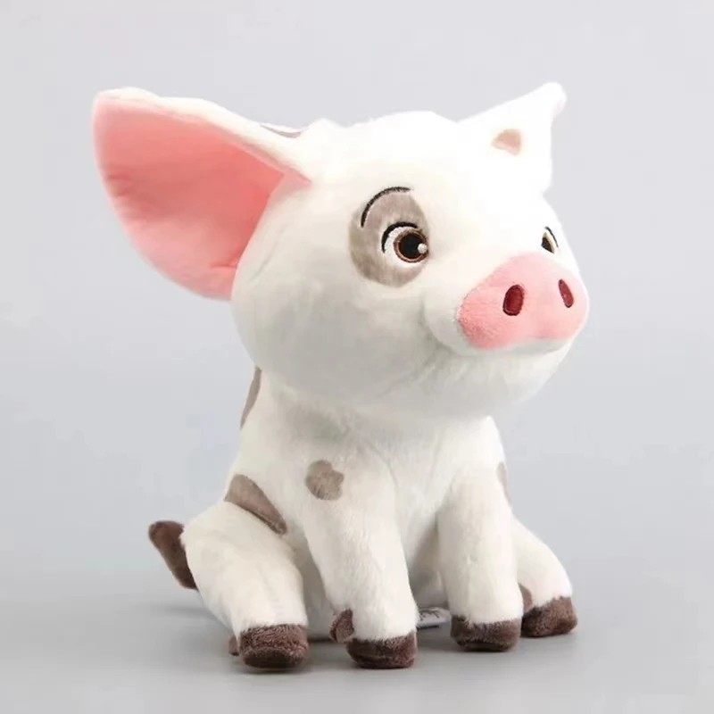 Peluche de cerdo Pua de Moana de 22 cm, bonito muñeco de peluche de dibujos animados para niños