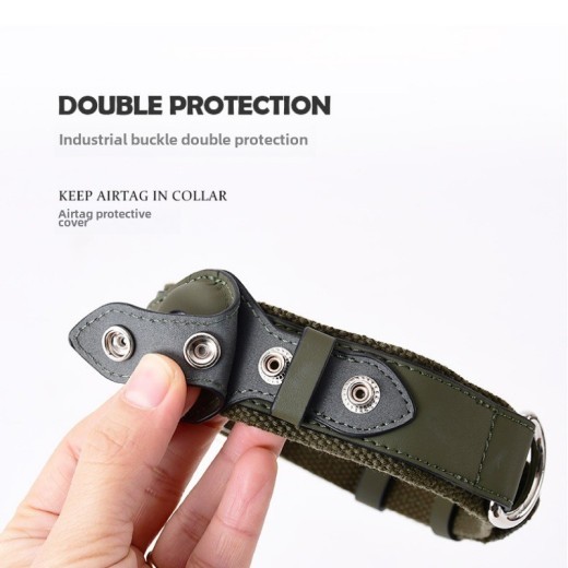 Collar para mascotas Apple Tracker Airtag, correa ajustable para perros medianos y grandes, accesorios para cachorros