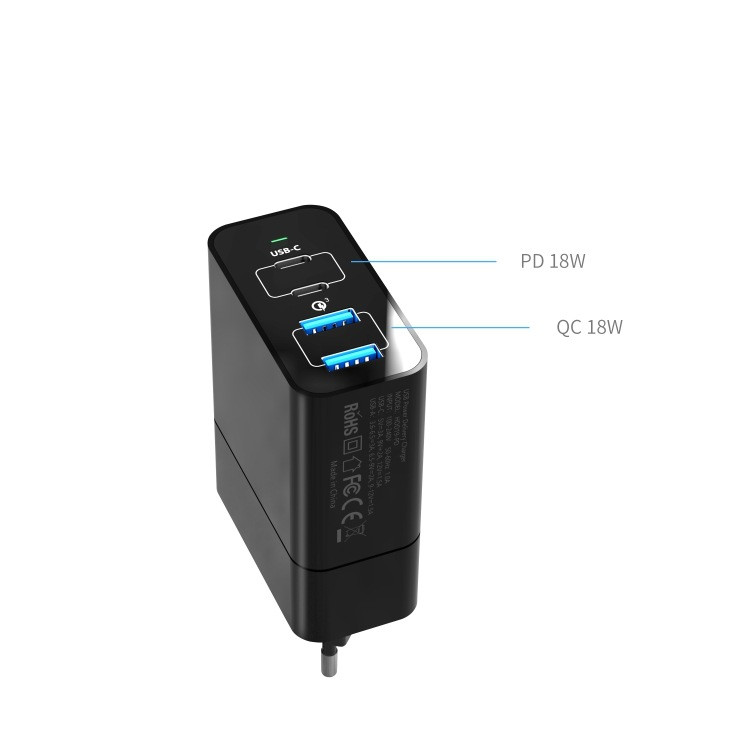 Cargador USB-C de doble puerto