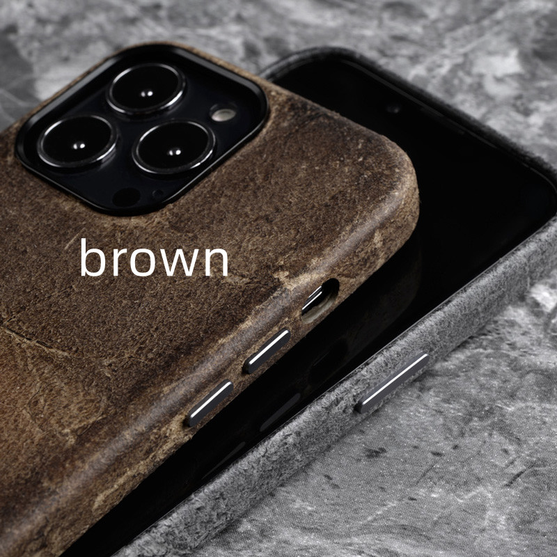 Estuche de Cuero con Absorción Magnética Vintage Senior Niche