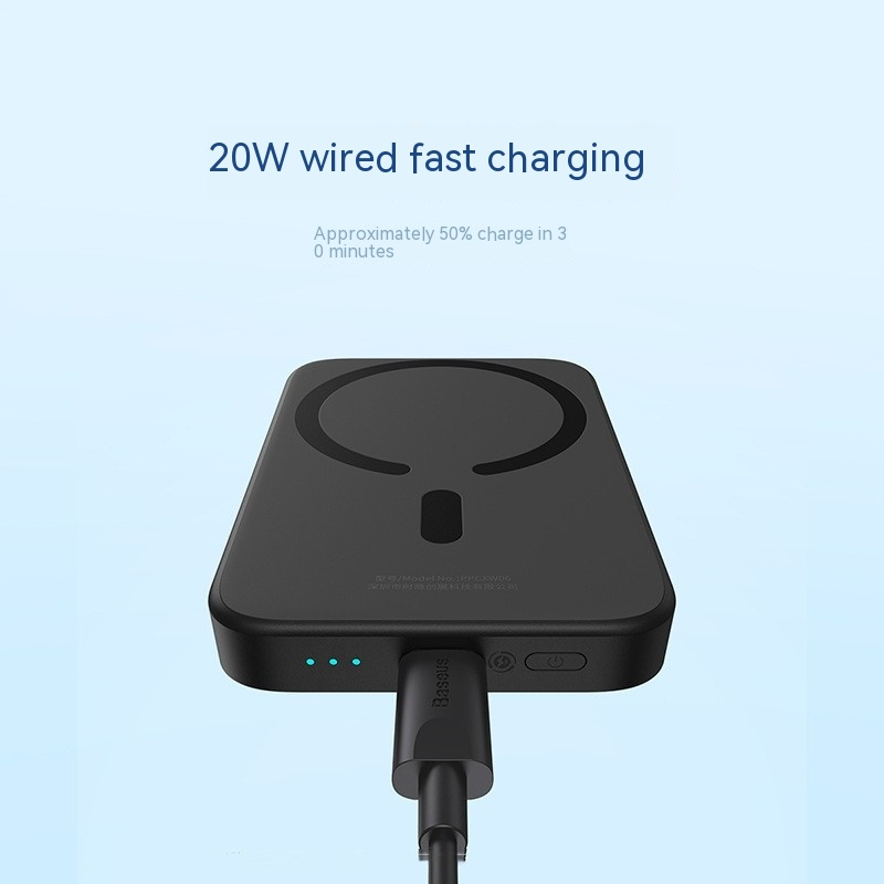 Banco de energía inalámbrico magnético de carga rápida Magsafe20W