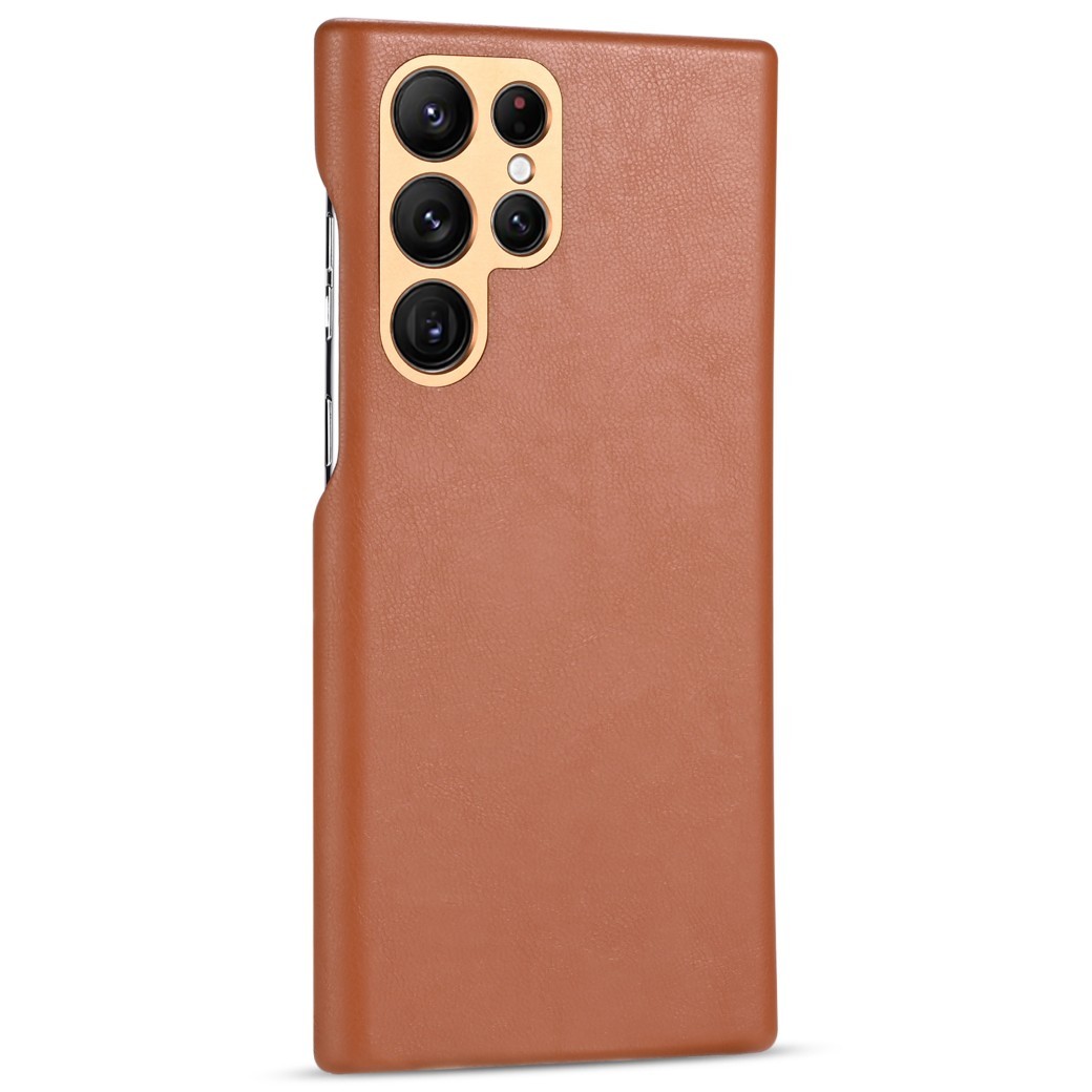 Funda para teléfono móvil sencilla, de cuero suave y resistente a caídas