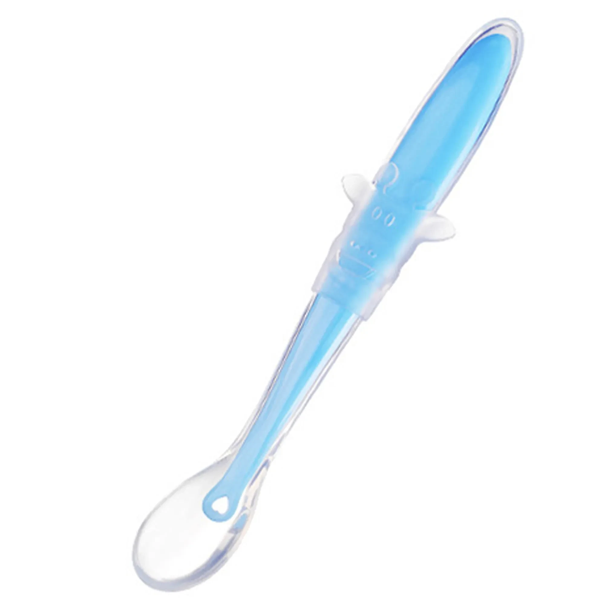 Cuchara de silicona suave para bebés de entrenamiento para niños