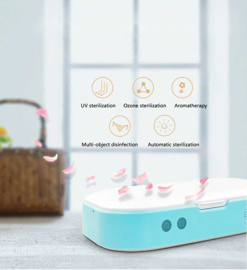 Mascarilla esterilizadora para teléfonos móviles