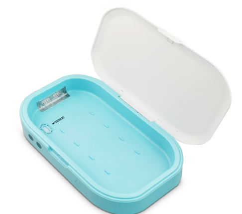 Mascarilla esterilizadora para teléfonos móviles
