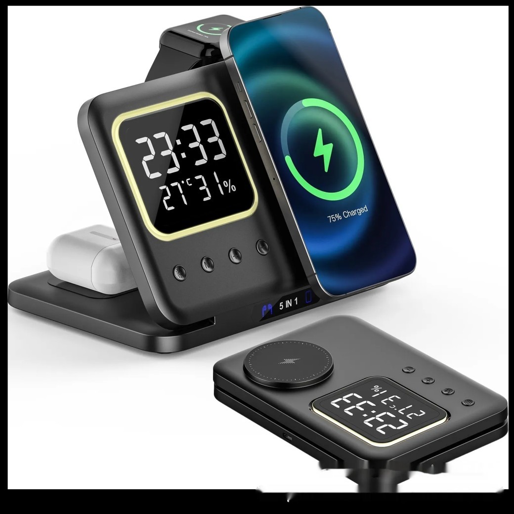 Soporte multifunción para reloj, temperatura adecuada, teléfono móvil, reloj, cargador magnético