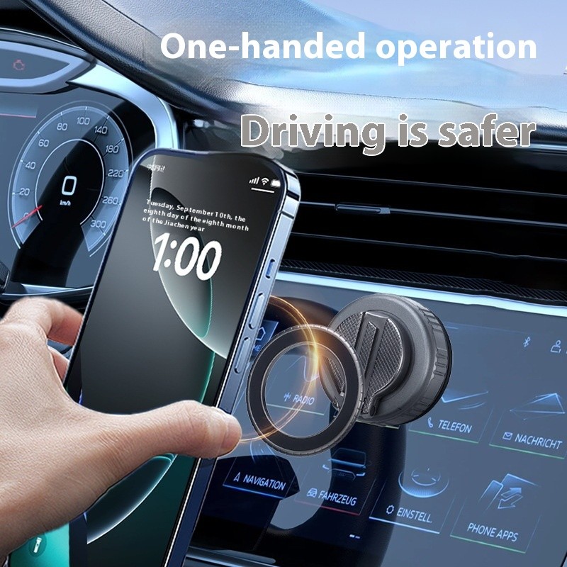 Soporte de succión magnética integrado para pila de tres ejes G712