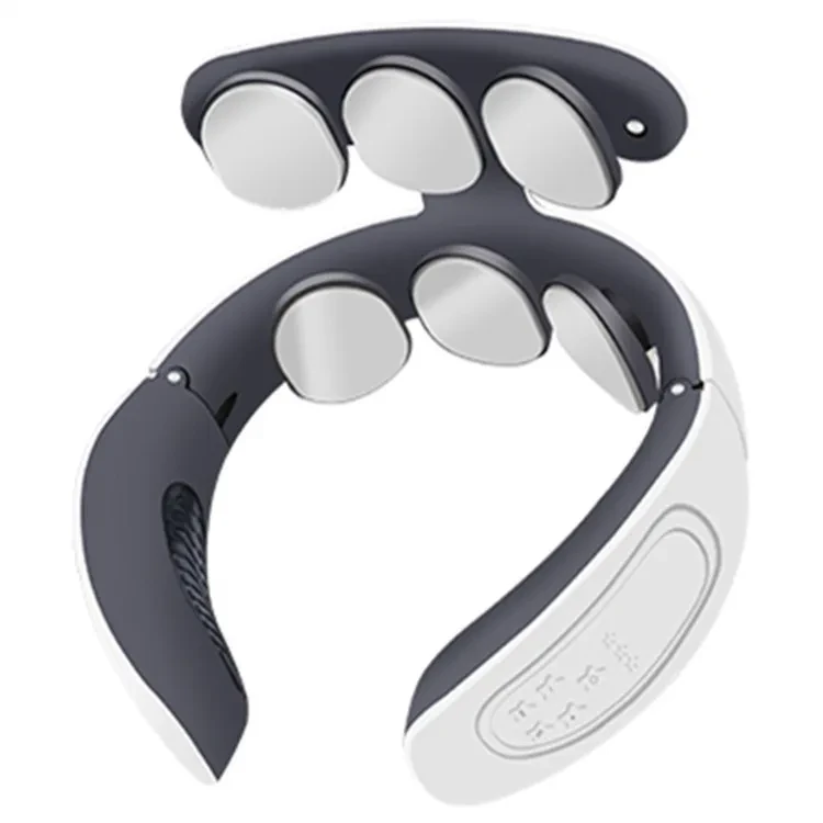 Masajeador cervical de seis cabezales, dispositivo portátil de fisioterapia cervical para enfermería