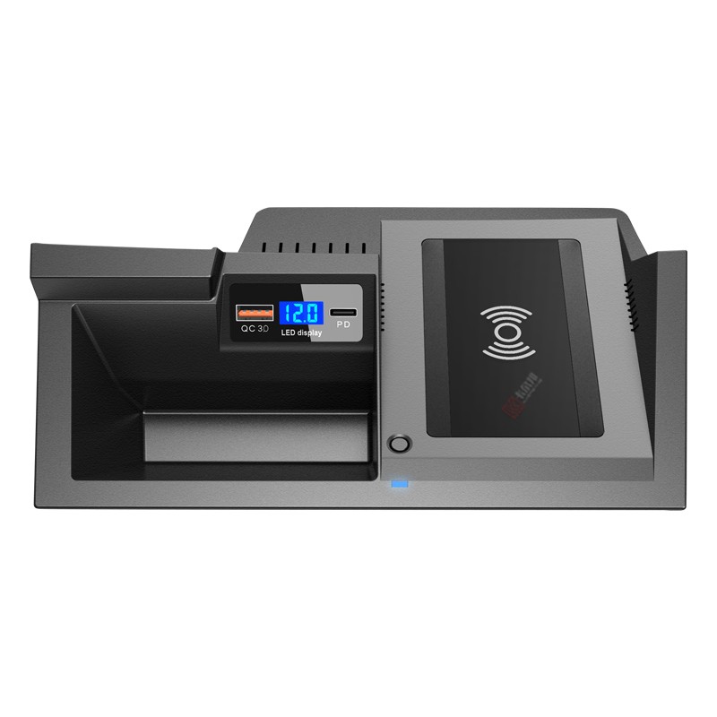 Cargador inalámbrico para coche CX-4, cargador inalámbrico rápido para teléfono móvil.