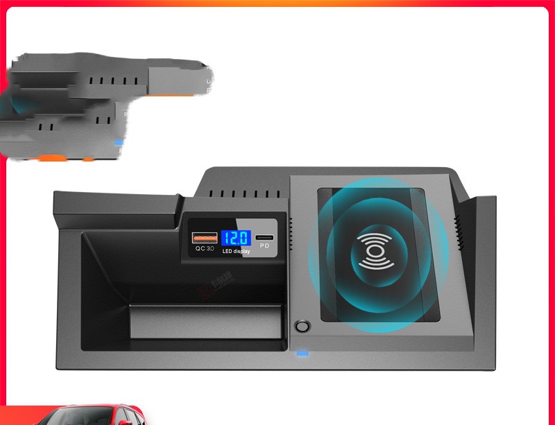 Cargador inalámbrico para coche CX-4, cargador inalámbrico rápido para teléfono móvil.