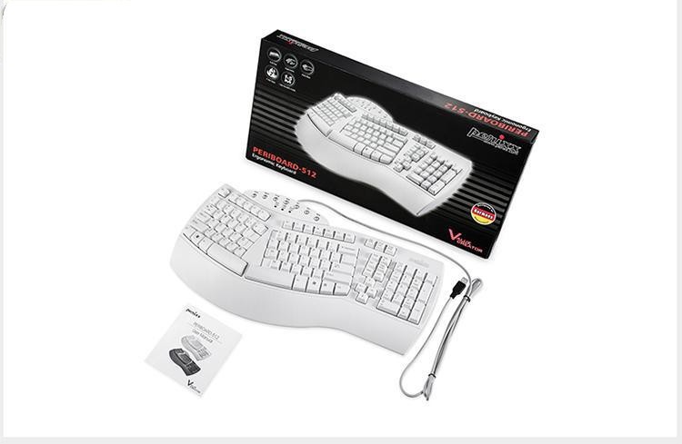 Teclado ergonómico dividido Perixx Periboard-512