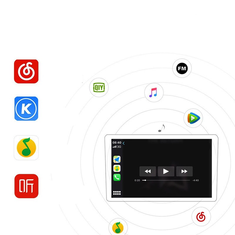 Módulo de micrófono incorporado para navegación de coche, caja de interconexión Carpaly