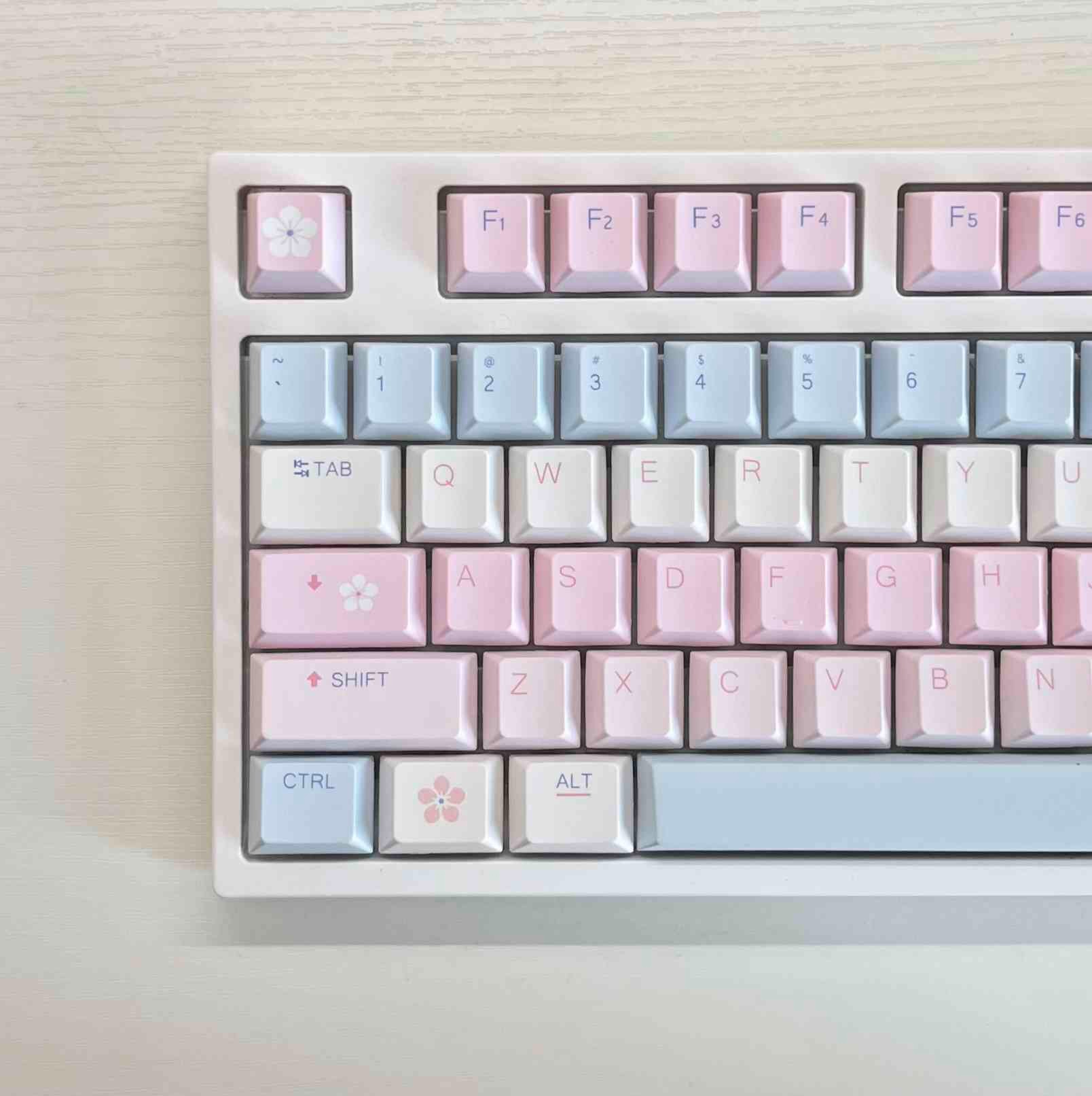 Tapa de teclado mecánico con estampado simple y lindo