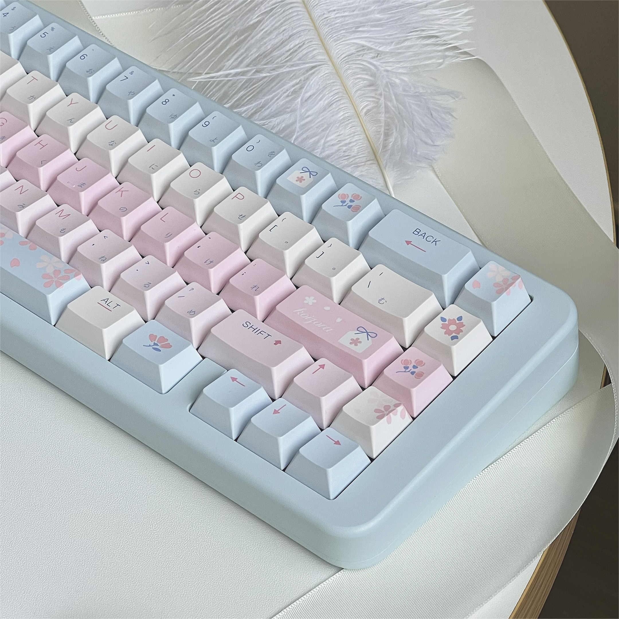 Tapa de teclado mecánico con estampado simple y lindo