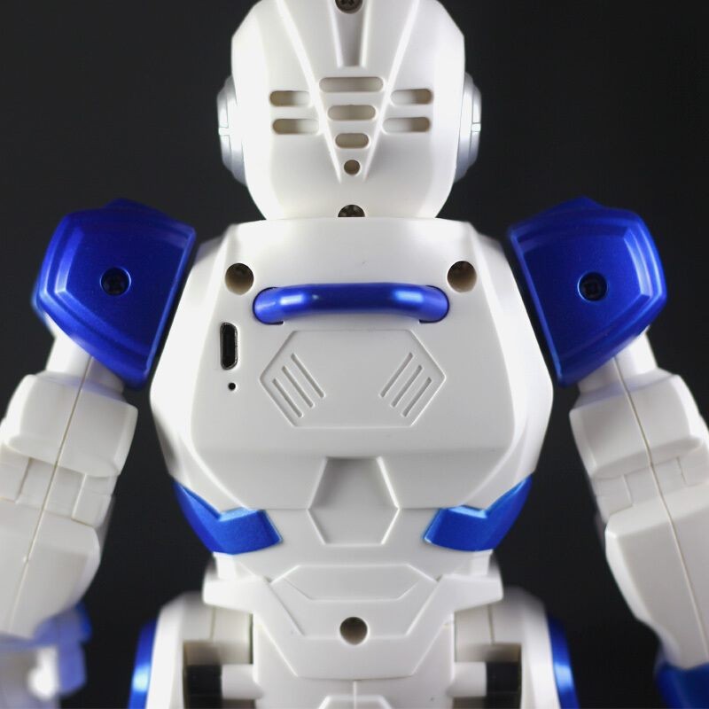 Robot de control remoto con detección de manos, música, programa y recargable.
