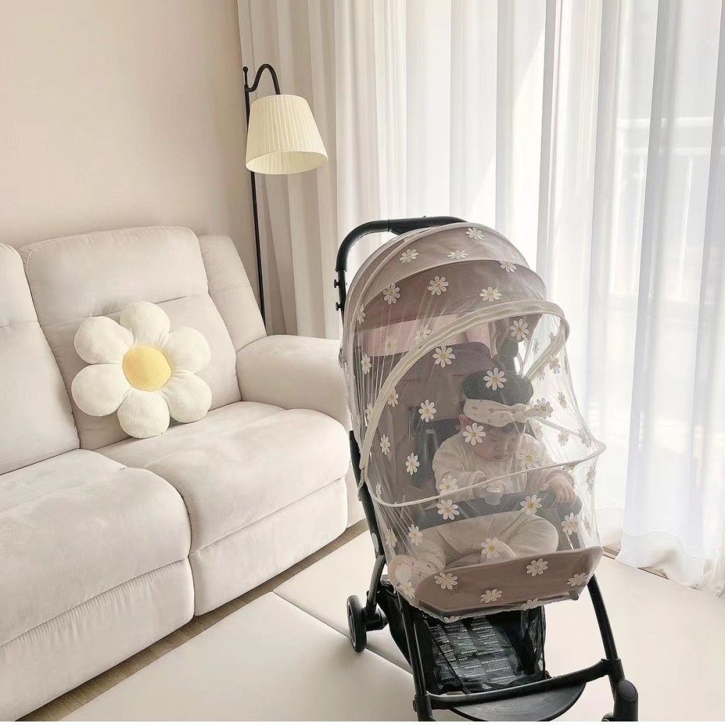 Mosquitera infantil tipo completo universal para cochecito de bebé transpirable