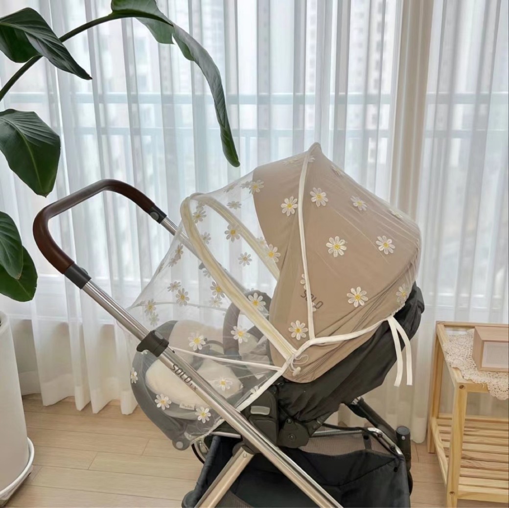 Mosquitera infantil tipo completo universal para cochecito de bebé transpirable