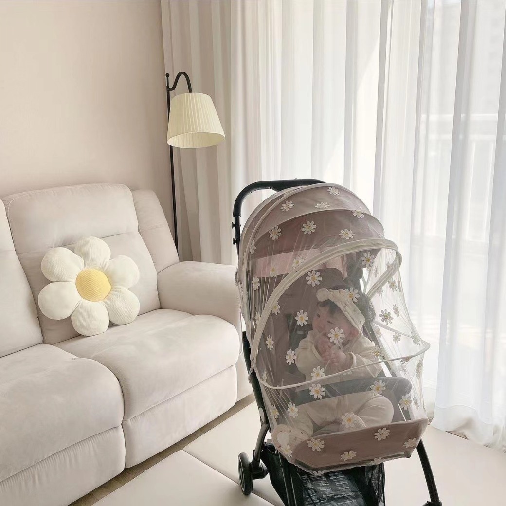 Mosquitera infantil tipo completo universal para cochecito de bebé transpirable