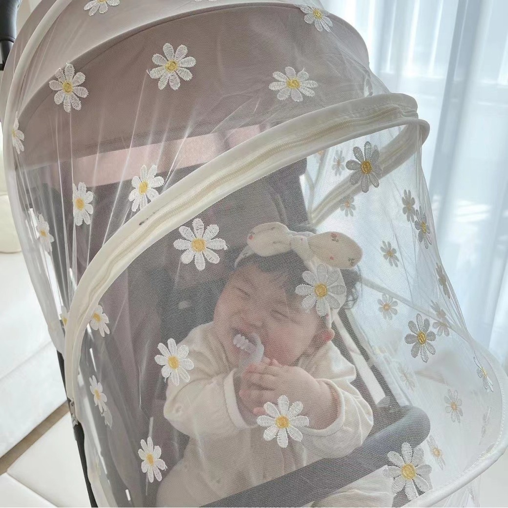 Mosquitera infantil tipo completo universal para cochecito de bebé transpirable