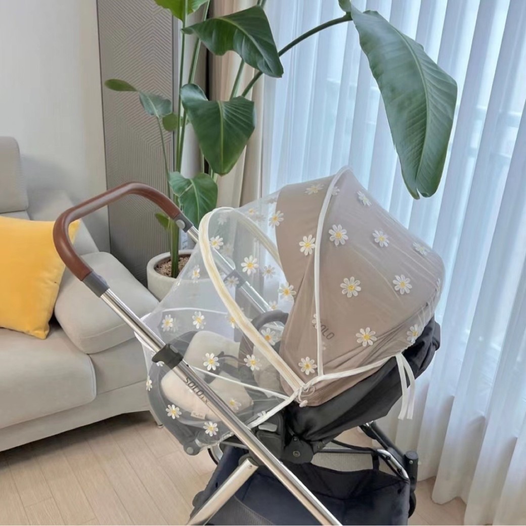 Mosquitera infantil tipo completo universal para cochecito de bebé transpirable