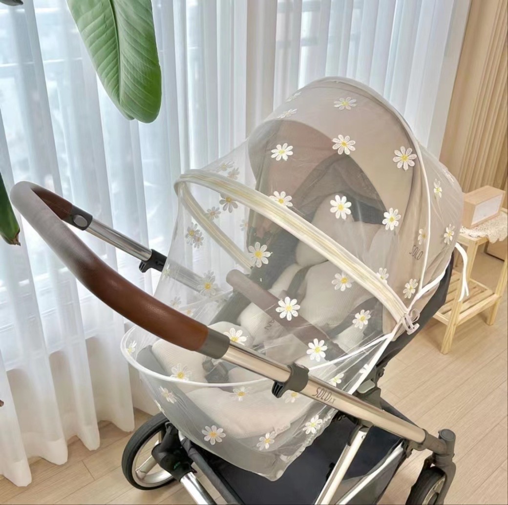 Mosquitera infantil tipo completo universal para cochecito de bebé transpirable