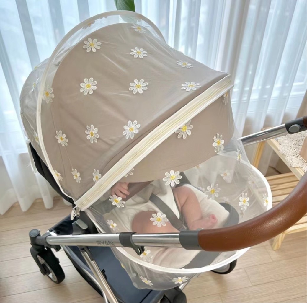Mosquitera infantil tipo completo universal para cochecito de bebé transpirable